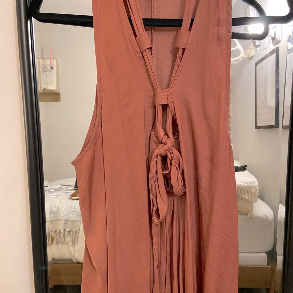 Free People Silky Tie Tank